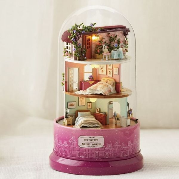 dollhouse miniature diy doll house with furnitures wooden house toys for children birthday gift with dust cover rotate music b31 y200704
dollhouse miniature diy doll house with furnitures wooden house toys for children birthday gift with dust cover rotate music b31 y200704