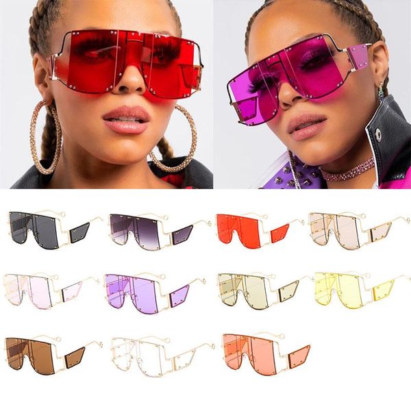 sunglasses wholesale fashion red purple square oversized women metal goggles shield glasses luxury big semi rimless, White;black
sunglasses wholesale fashion red purple square oversized women metal goggles shield glasses luxury big semi rimless, White;black