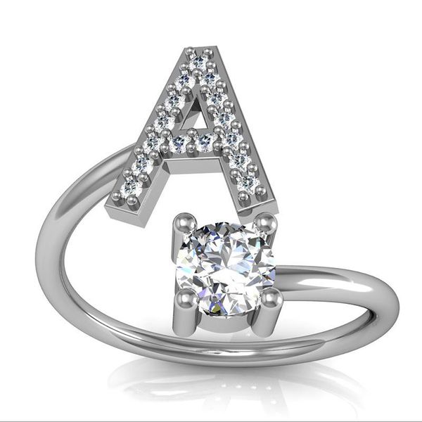 double fair 26 letter creative cubic zirconia white gold color open finger ring for women lady party gift fashion jewelry kcr208, Golden;silver
double fair 26 letter creative cubic zirconia white gold color open finger ring for women lady party gift fashion jewelry kcr208, Golden;silver