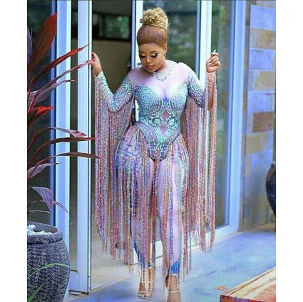 multi-colored tassel rhinestones bodysuit glisten crystals jumpsuit long women nightclub outfit singer stage dance costumes1, Black;white
multi-colored tassel rhinestones bodysuit glisten crystals jumpsuit long women nightclub outfit singer stage dance costumes1, Black;white