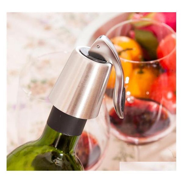 new stainless steel vacuum sealed red wine storage bottle ser sealer saver preserver champagne closures lids caps home bar tool yuh3i
new stainless steel vacuum sealed red wine storage bottle ser sealer saver preserver champagne closures lids caps home bar tool yuh3i