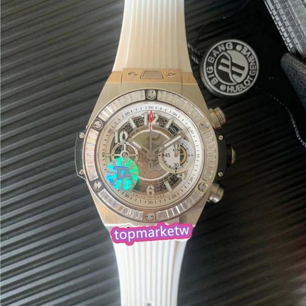 manufacturers version taf 45mm 411.x. 1180.rx hu1242 unico chronograph automatic mens watch skeleton dial diamond rose gold, Slivery;brown
manufacturers version taf 45mm 411.x. 1180.rx hu1242 unico chronograph automatic mens watch skeleton dial diamond rose gold, Slivery;brown