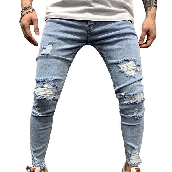 oeak men's fashion hip hop tight-fitting hole denim pants slim fit skinny distressed pencil kg-989, Blue
oeak men's fashion hip hop tight-fitting hole denim pants slim fit skinny distressed pencil kg-989, Blue