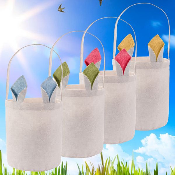 festive easter bunny basket polyester rabbit ears basket sublimation storage bag festival party decoration
festive easter bunny basket polyester rabbit ears basket sublimation storage bag festival party decoration