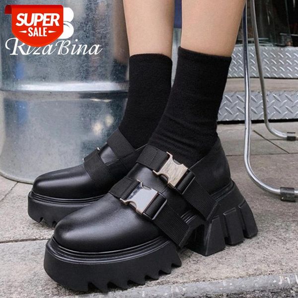 rizabina new women pumps real leather metal buckle thick bottom shoes women cool fashion club ladies footwear size 34-39 #yj2f
rizabina new women pumps real leather metal buckle thick bottom shoes women cool fashion club ladies footwear size 34-39 #yj2f
