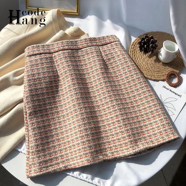 skirts hangcode chic plaid knit woolen autumn winter high waist a-line mini korean fashion girl college short, Black
skirts hangcode chic plaid knit woolen autumn winter high waist a-line mini korean fashion girl college short, Black