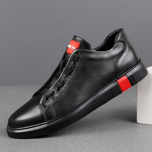 натуральная кожа обувь для мужчин мода oxfords зашнуровать обувь высокого качества тавра вскользь ботинок черный молодых мужчин повседневная, Black
натуральная кожа обувь для мужчин мода oxfords зашнуровать обувь высокого качества тавра вскользь ботинок черный молодых мужчин повседневная, Black