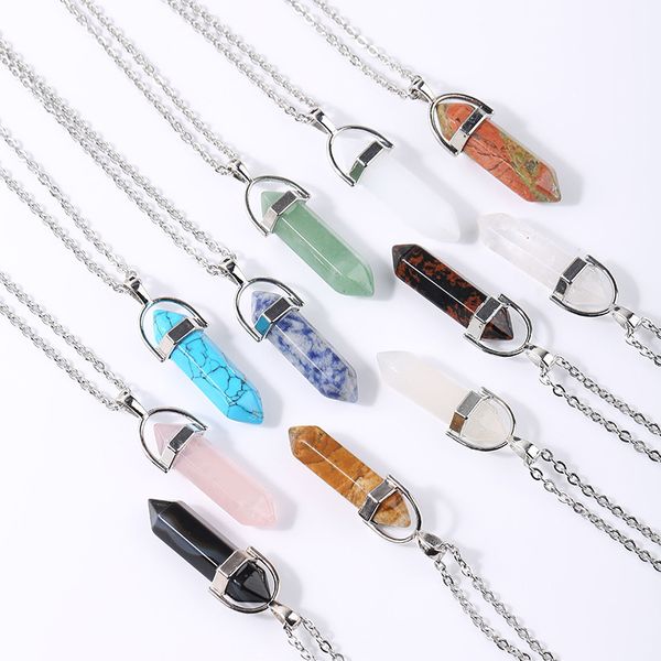 reiki healing crystal stone pendant chakra rose opal tiger eye choker necklaces wholesale energy pendants crystal necklace jewelry, Silver
reiki healing crystal stone pendant chakra rose opal tiger eye choker necklaces wholesale energy pendants crystal necklace jewelry, Silver