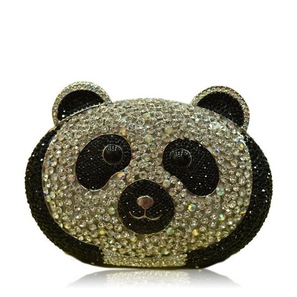 luxury animal shape crystal clutch women purse fashion ladies panda party handbags hollow out female rhinestone clutches bags
luxury animal shape crystal clutch women purse fashion ladies panda party handbags hollow out female rhinestone clutches bags