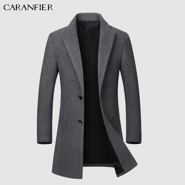 caranfier winter wool jacket plus velvet men middle-aged outwear casual slim collar long cotton collar trench coat lj200919, Black
caranfier winter wool jacket plus velvet men middle-aged outwear casual slim collar long cotton collar trench coat lj200919, Black