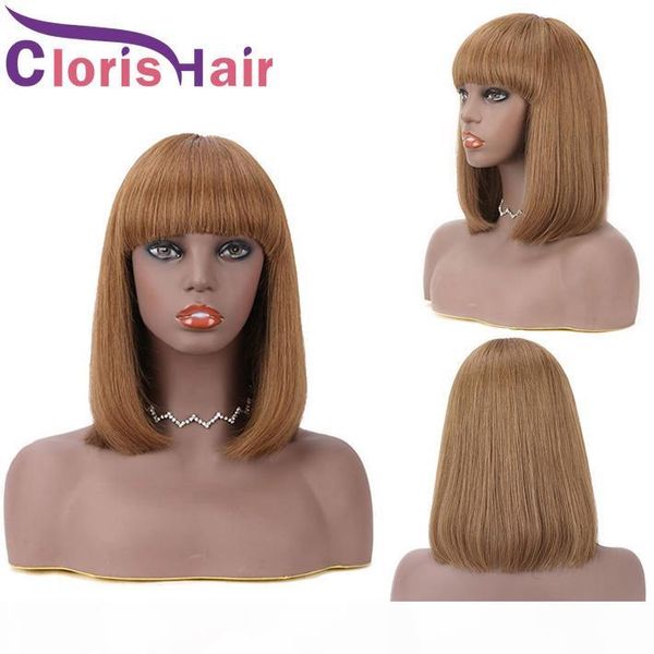 pixie cut natural human hair bob wig with bangs #6 chestnut brown malaysian remy straight short glueless non lace front wigs for black women, Black;brown
pixie cut natural human hair bob wig with bangs #6 chestnut brown malaysian remy straight short glueless non lace front wigs for black women, Black;brown