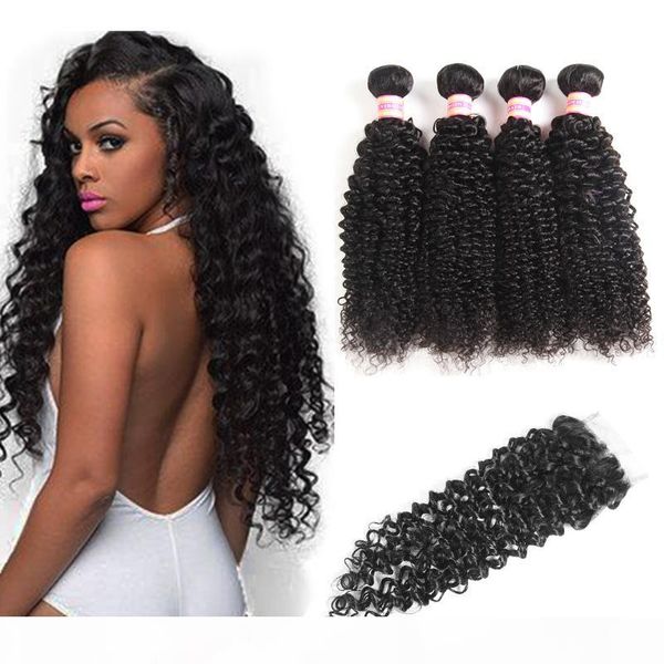 9a peruvian virgin hair with closure deep wave water wave kinky curly hair loose wave human hair lace closure 4 bundles with closure, Black;brown
9a peruvian virgin hair with closure deep wave water wave kinky curly hair loose wave human hair lace closure 4 bundles with closure, Black;brown