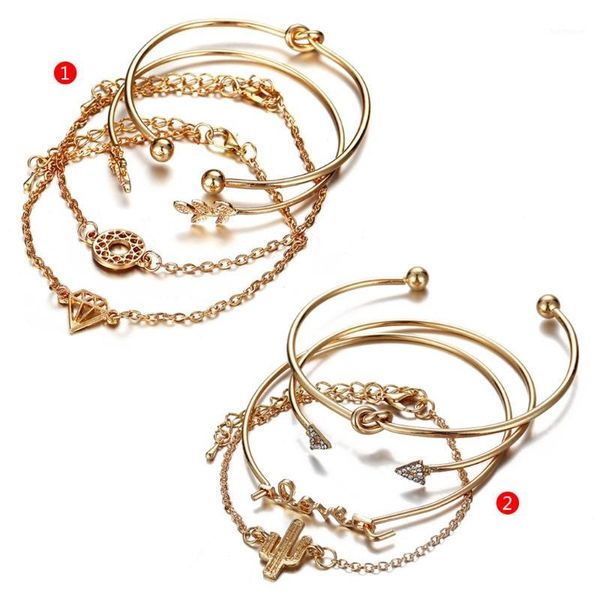 4 pcs/set golden bracelet vintage bangle women jewelry luxury fashion wedding1, Black
4 pcs/set golden bracelet vintage bangle women jewelry luxury fashion wedding1, Black