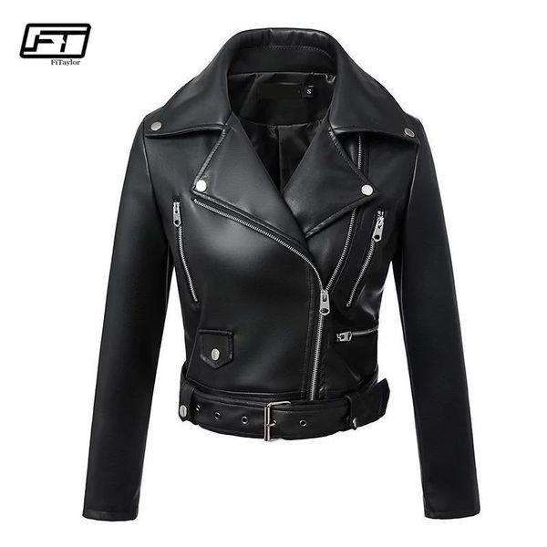 black faux leather jacket women spring autumn short soft pu leather jackets with belt zipper moto biker coat
black faux leather jacket women spring autumn short soft pu leather jackets with belt zipper moto biker coat