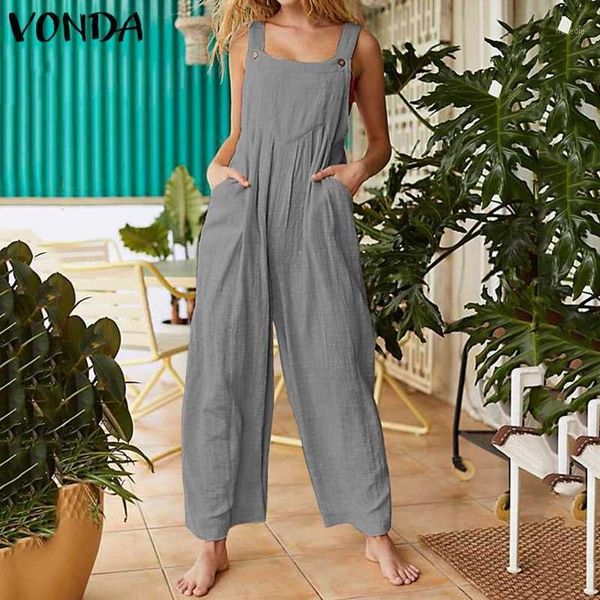 vonda plus size overalls 2020 summer romper women jumpsuit female cotton wide leg jumpsuit casual loose square neck strap pants1, Black;white
vonda plus size overalls 2020 summer romper women jumpsuit female cotton wide leg jumpsuit casual loose square neck strap pants1, Black;white