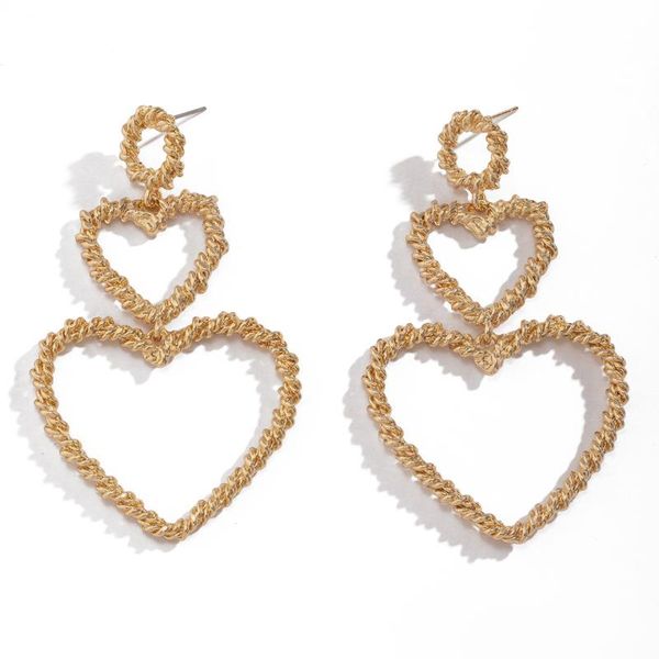Three Heart-shaped Pendants Connected In Series Drop Earrings As The Best Gift for Women Fashion Dangle Earrings Jewelry, Silver
Three Heart-shaped Pendants Connected In Series Drop Earrings As The Best Gift for Women Fashion Dangle Earrings Jewelry, Silver