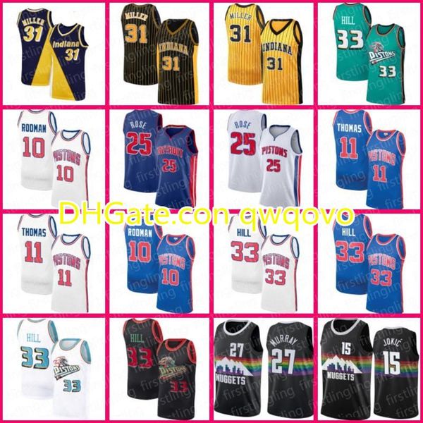 derrick grant rose hill detroit pistons jersey reggie dennis miller rodman isiah 11 thomas indiana pacers jersey basketball, Black;red
derrick grant rose hill detroit pistons jersey reggie dennis miller rodman isiah 11 thomas indiana pacers jersey basketball, Black;red