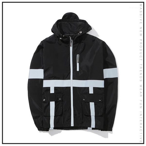 men's jackets men's high visibility reflective jacket light hoodies women hip hop outdoor windbreaker hooded streetwear coats man1, Black;brown
men's jackets men's high visibility reflective jacket light hoodies women hip hop outdoor windbreaker hooded streetwear coats man1, Black;brown