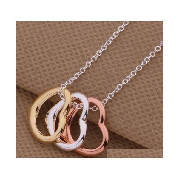 925 silver gold plated heart pendant necklace fashion jewelry for women shipping 10pcs/lot wedding gifts 04x9x
925 silver gold plated heart pendant necklace fashion jewelry for women shipping 10pcs/lot wedding gifts 04x9x