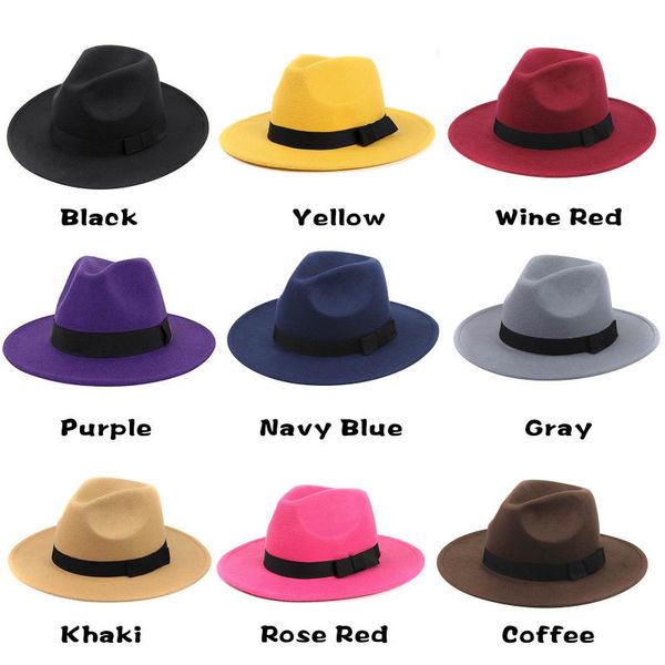 women's stylish hat crushable wool felt outback hat british style headgear wide brim belt cap hsj88, Blue;gray
women's stylish hat crushable wool felt outback hat british style headgear wide brim belt cap hsj88, Blue;gray