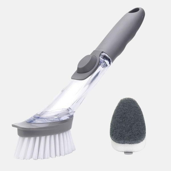 double use kitchen cleaning brush scrubber dish bowl washing sponge automatic liquid dispenser kitchen pot cleaner tools1
double use kitchen cleaning brush scrubber dish bowl washing sponge automatic liquid dispenser kitchen pot cleaner tools1