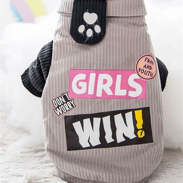 new dog blue plush thickened cat clothing autumn and winter pet two feet cotton padded jacket
new dog blue plush thickened cat clothing autumn and winter pet two feet cotton padded jacket