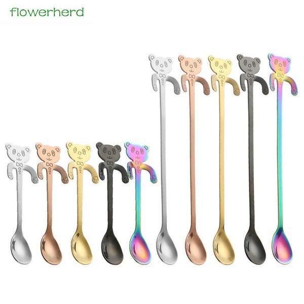 5pcs cute panda creative hanging coffee spoon stainless steel spoon mini long handle stirring drinking tools flatware
5pcs cute panda creative hanging coffee spoon stainless steel spoon mini long handle stirring drinking tools flatware