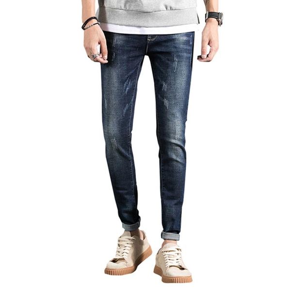 men's jeans men skinny sell casual slim fit solid scratched autumn fashion black strertch pencil pant ripped biker, Blue
men's jeans men skinny sell casual slim fit solid scratched autumn fashion black strertch pencil pant ripped biker, Blue
