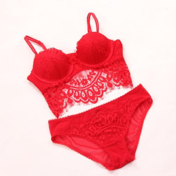 bra+panties+garter 2017 new lace bra set panties girls lingerie women underwear set bra & brief sets push up1, Red;black
bra+panties+garter 2017 new lace bra set panties girls lingerie women underwear set bra & brief sets push up1, Red;black