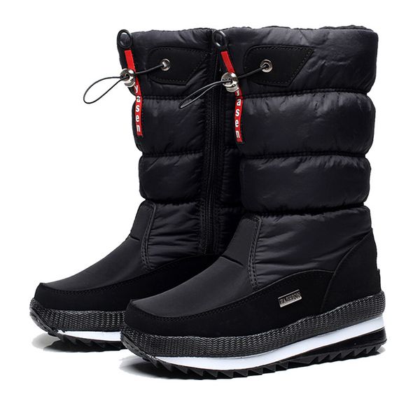 women snow boots platform winter boots thick plush waterproof non-slip boots fashion women winter shoes warm fur botas mujer c1011, Black;white
women snow boots platform winter boots thick plush waterproof non-slip boots fashion women winter shoes warm fur botas mujer c1011, Black;white
