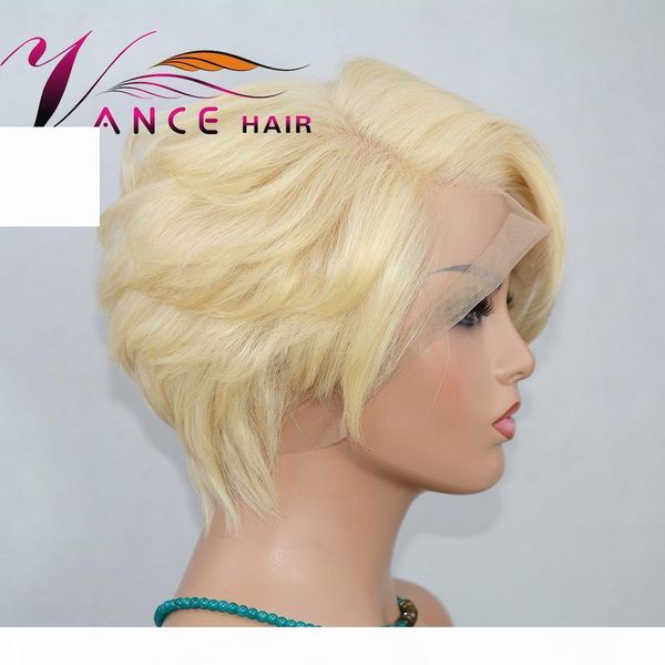 vancehair 613# full lace human hair short wavy wigs short human hair pixie cut layered bob wigs, Black;brown
vancehair 613# full lace human hair short wavy wigs short human hair pixie cut layered bob wigs, Black;brown