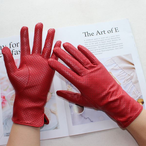 bickmods new women goat leather color mesh hollow design driving spring and autumn wear gloves, Blue;gray
bickmods new women goat leather color mesh hollow design driving spring and autumn wear gloves, Blue;gray