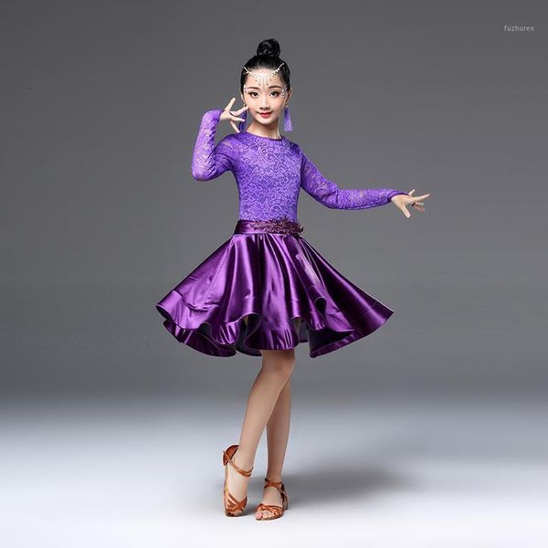 new latin dance dress for girls long sleeve lace standard ballroom dancing dresses for kids performance wear salsa clothes1, Black;red
new latin dance dress for girls long sleeve lace standard ballroom dancing dresses for kids performance wear salsa clothes1, Black;red