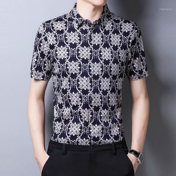 c-3106 3d digital printing fashion casual short sleeve shirt summer new quality mercerized cotton smooth men shirt -xxxl1, White;black
c-3106 3d digital printing fashion casual short sleeve shirt summer new quality mercerized cotton smooth men shirt -xxxl1, White;black