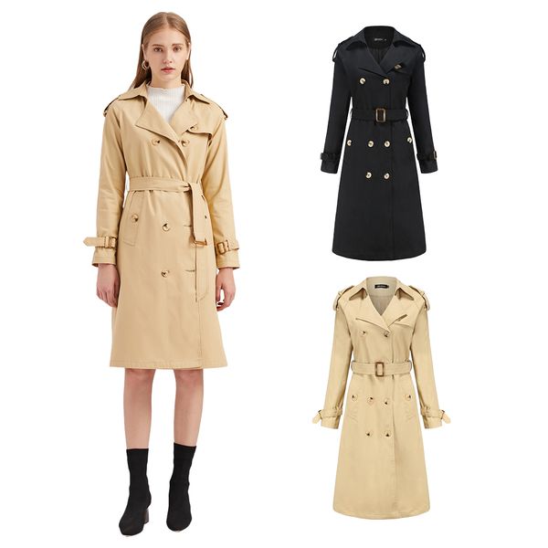 long wind jacket new women fashion elegant comfortable leisure simple color long autumn winter windbreaker trench coat euro size, Tan;black
long wind jacket new women fashion elegant comfortable leisure simple color long autumn winter windbreaker trench coat euro size, Tan;black