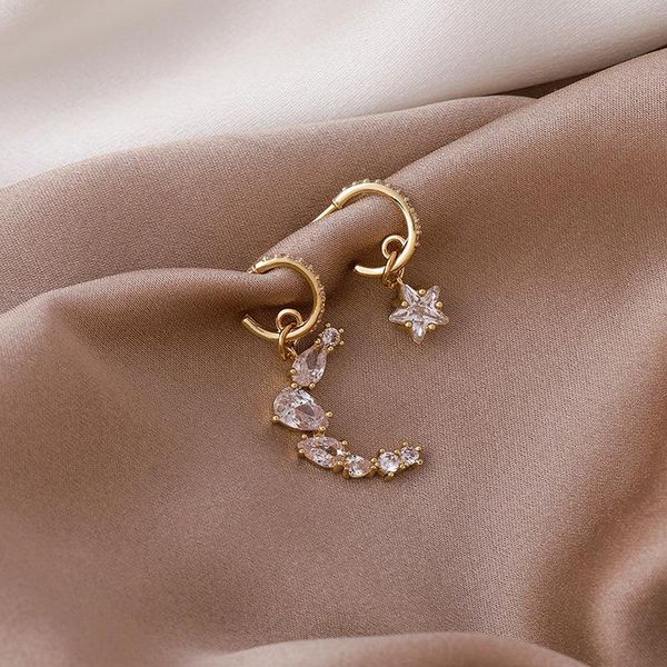 dangle & chandelier lovoacc temperament bling crystal rhinestone star and moon drop earrings for women gold brass asymmetric hook brincos, Silver
dangle & chandelier lovoacc temperament bling crystal rhinestone star and moon drop earrings for women gold brass asymmetric hook brincos, Silver