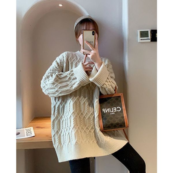orange 2021 twist female lazy wind and new winter loose fine sweater knitted or crocheted tide shirt 5lho, White;black
orange 2021 twist female lazy wind and new winter loose fine sweater knitted or crocheted tide shirt 5lho, White;black