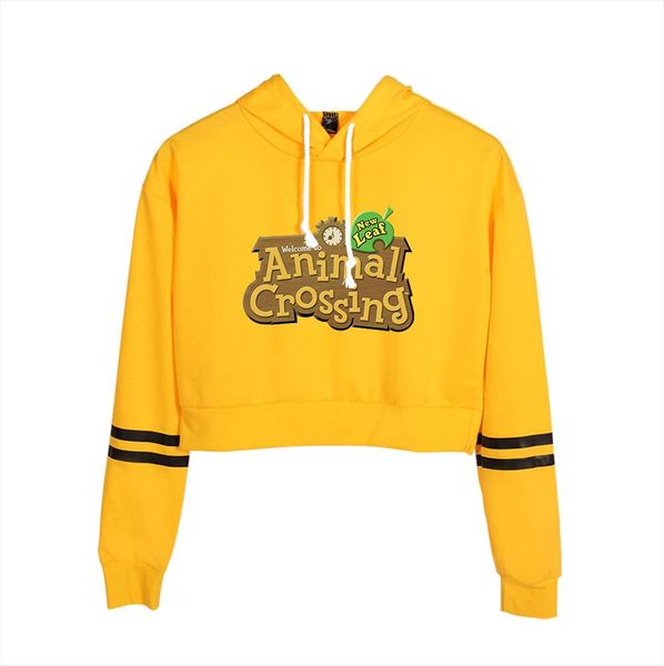 animal crossing long sleeve cropped hoodies women hooded pullover crop 2020 new arrival girls trendy streetwear clothes, Black
animal crossing long sleeve cropped hoodies women hooded pullover crop 2020 new arrival girls trendy streetwear clothes, Black