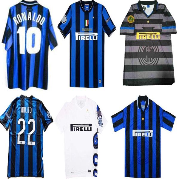 retro inter camisetas ronaldo milito baggio crespo vieri sneijder zanetti vieira batistuta vintage milan kit classic shirt, Black;yellow
retro inter camisetas ronaldo milito baggio crespo vieri sneijder zanetti vieira batistuta vintage milan kit classic shirt, Black;yellow