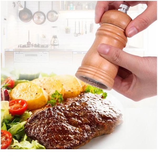 4 inch wooden salt pepper grinder spice mills hand movement manual oak wood pepper mill kitchen grinder tools cera bbytdb
4 inch wooden salt pepper grinder spice mills hand movement manual oak wood pepper mill kitchen grinder tools cera bbytdb