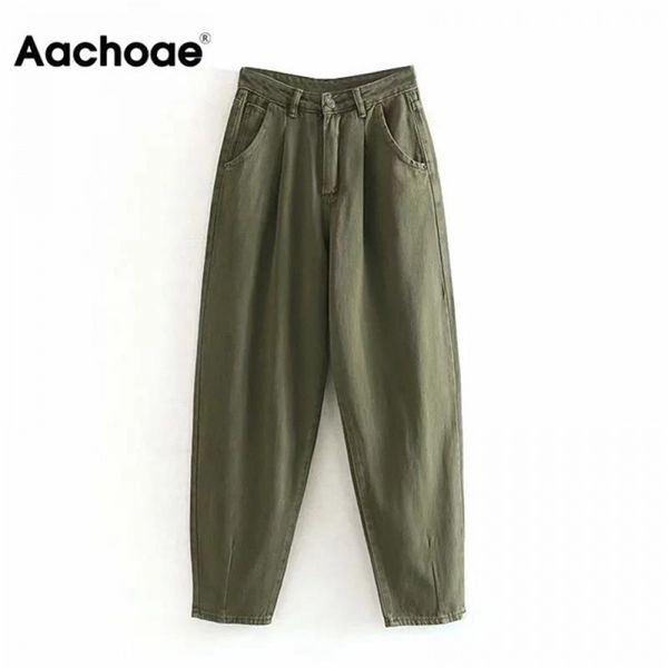 aachoae women streetwear pleated mom jeans high waist loose slouchy jeans pockets boyfriend pants casual ladies denim trousers 201225, Blue
aachoae women streetwear pleated mom jeans high waist loose slouchy jeans pockets boyfriend pants casual ladies denim trousers 201225, Blue