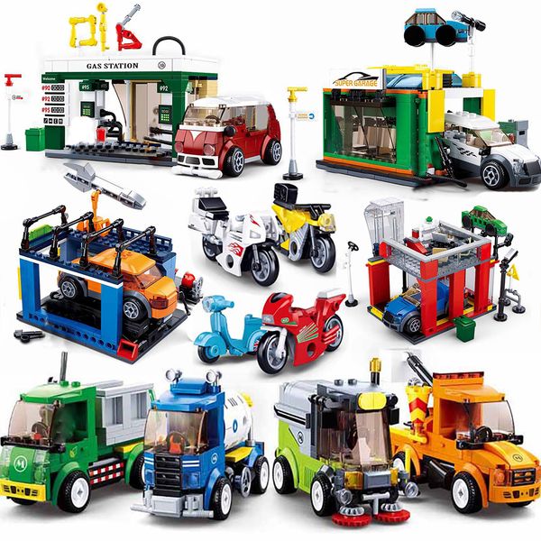 sluban car garbage truck model wash sets building blocks bricks kids toy gas repair station city super great vehicle motorbike
sluban car garbage truck model wash sets building blocks bricks kids toy gas repair station city super great vehicle motorbike