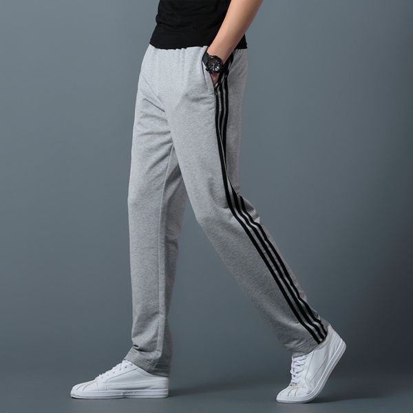 casual men 2020 casual sports pantsspring and autumn korean trend flat legged sports pants men plush cotton student three bar straight pants, Blue
casual men 2020 casual sports pantsspring and autumn korean trend flat legged sports pants men plush cotton student three bar straight pants, Blue