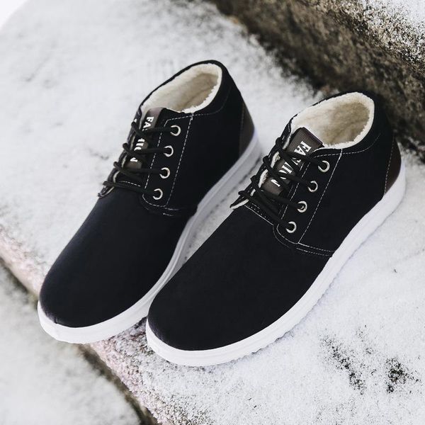 male footwear winter ankle boots boys plush knee warm casual shoes for men flat classic boots 2020, Black
male footwear winter ankle boots boys plush knee warm casual shoes for men flat classic boots 2020, Black