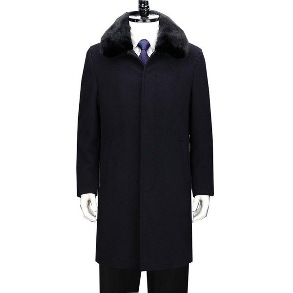 winter new men detachable mink cashmere coat collars golden tank man nick cloth coat, Black
winter new men detachable mink cashmere coat collars golden tank man nick cloth coat, Black