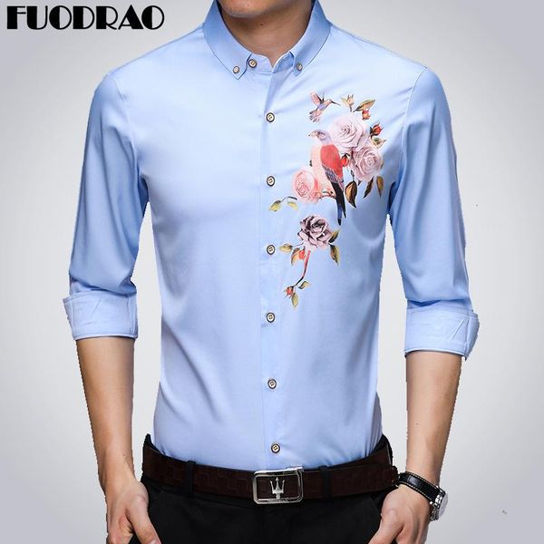 men's casual shirts men shirt button lapel long sleeve dress slim fit flower print camisa masculina plus size e037, White;black
men's casual shirts men shirt button lapel long sleeve dress slim fit flower print camisa masculina plus size e037, White;black