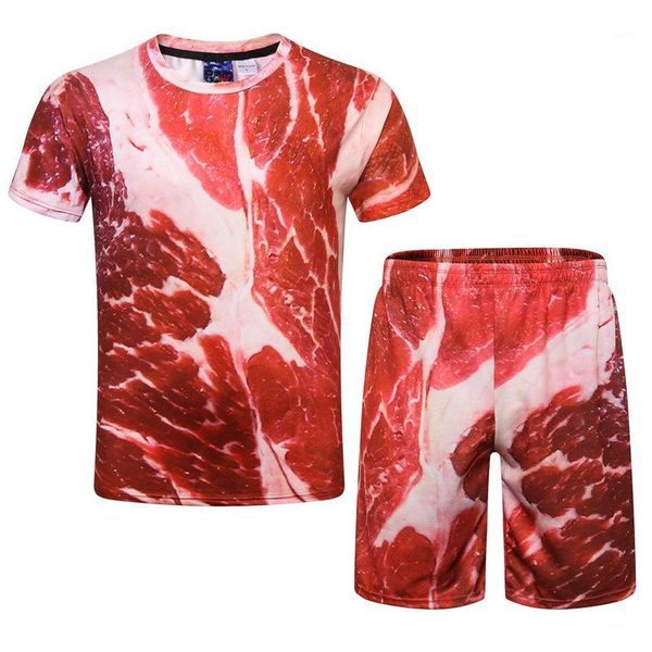 4xl funny 3d meat print short sleeve t-shirt and shorts workout tracksuit set summer casual 2 pieces outfits sweat suit1, Gray
4xl funny 3d meat print short sleeve t-shirt and shorts workout tracksuit set summer casual 2 pieces outfits sweat suit1, Gray