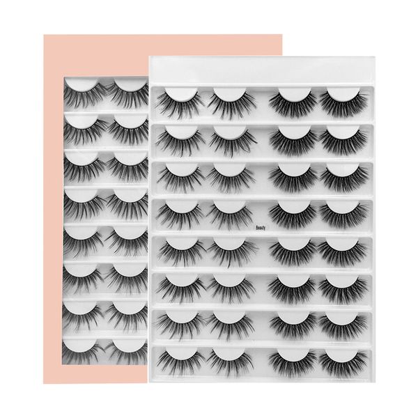 epacket 16 pairs of 3d mink false eyelash lengthen bushy lashes thick fake eyelashes hardcover pale pinkish grey box
epacket 16 pairs of 3d mink false eyelash lengthen bushy lashes thick fake eyelashes hardcover pale pinkish grey box