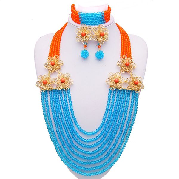 yulaili fashion vintage jewelry sets handmade beads chain blue necklace bracelet earrings african nigerian wedding bridal jewellery, Black
yulaili fashion vintage jewelry sets handmade beads chain blue necklace bracelet earrings african nigerian wedding bridal jewellery, Black