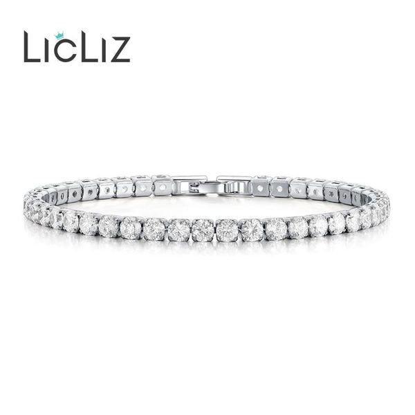 link, chain licliz fashion clear zircon crystal tennis bracelets for women crystals white gold color box jewelry bijoux lub0097d, Black
link, chain licliz fashion clear zircon crystal tennis bracelets for women crystals white gold color box jewelry bijoux lub0097d, Black